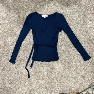 Amour Vert blue ballet top